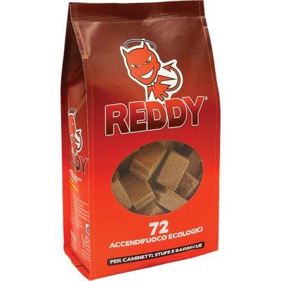 Image of ACCENDIFUOCO ECOLOGICO 72 rossoDY - CUBETTI 72- 12 pezzi