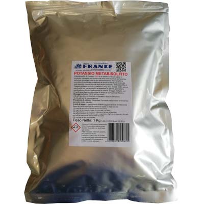METABISOLFITO POTASSICO ENOLOGICO E224 - KG 1- 2 pezzi - 2