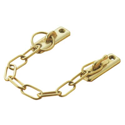 Image of CATENELLA RITIENI IMPOSTE OTTONE LUCIDO - CM 17- 10 pezzi