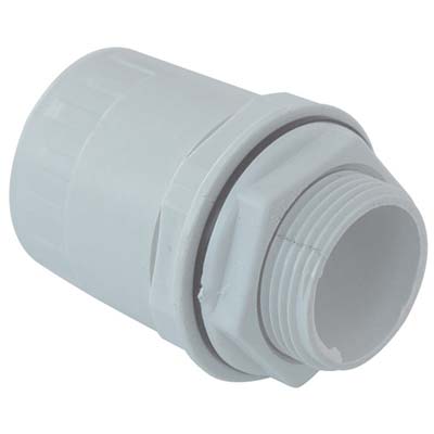 RACCORDO TUBO SCATOLA IP65 X TUBO RIGIDO PVC - GRIGIO MM 16- 50 pezzi - 2