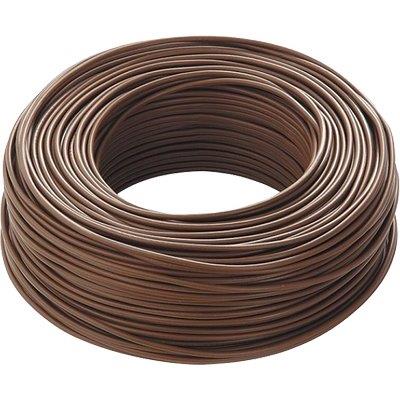 Image of CAVO ELETTRICO UNIPOLARE FS17 - RAME/PVC MARRONE n°XMMQ 1X25 CF=MT 100- 1 confezioni