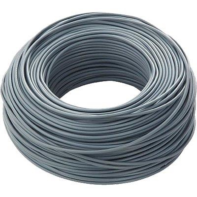 Image of CAVO ELETTRICO UNIPOLARE FS17 - RAME/PVC GRIGIO n°XMMQ 1X25 CF=MT 100- 1 confezioni