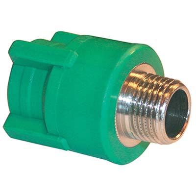 Image of MANICOTTO PPR A SALDARE FILETTO MASCHIO - VERDE/OTTONE MM 25X3/4M- 10 pezzi