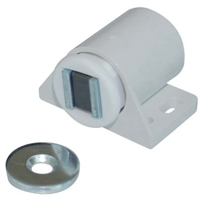 Image of CRICCHETTO MAGNETICO SPORTELLI 640 - MM 30X30 H.MM 19 KG 6 + INCONTRO BIANCO- 100 pezzi