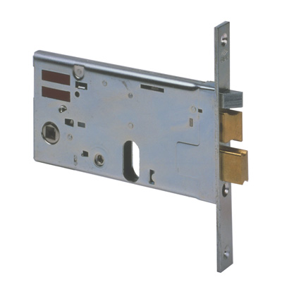 SERRATURA METALLO INFILARE ELETTRICA 14460 CISA  B.Q ZINC F.MM 16 F.OVALE+SCR+M2 MF H.MM 77 E.MM 90 - 2
