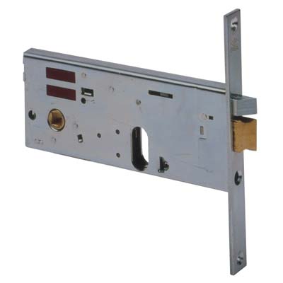 SERRATURA METALLO INFILARE ELETTRICA 14510 CISA  B.Q ZINC F.MM 16 F.OVALE+SCR+F H.MM 64 E.MM 80 - 2