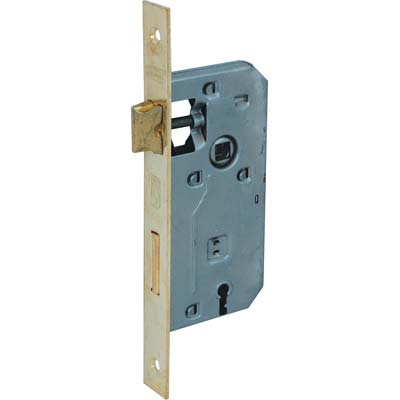 SERRATURA PATENT B.QUADRO OTTONATO 042P BONAITI  I.MM 70 F.MM 22 E.MM 50 - 2