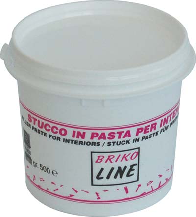 Image of STUCCO PASTA BRIKO LINE - BIANCO GR 500- 24 pezzi