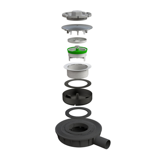 Image of PILETTA SAVOISIENNE IN ABS COPERCHIO INOX- Diam. 40- BONOM- pezzi 1