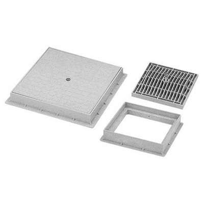 Image of CHIUSINO DI ISPEZIONE CARRABILE IN PP- mm. 550 x 550- ESCLU- pezzi 1
