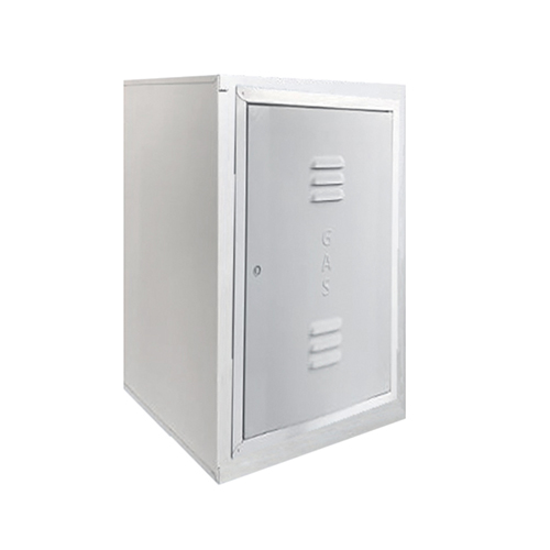 Image of CASSETTA PER PROTEZIONE CONTATORE GAS ZINCATA- cm 50x40x30 (HxLxP) Smontata- FERRA- pezzi 1