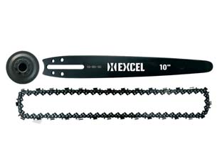 Image of KIT BARRA CARVING+CATENA+CAMPANA FRIZIONE PER MOTOSEGA CM.25 cm.2510 passo 1/4050 (mm.1,3) EXCEL