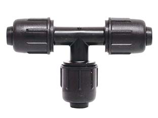 TEE A 90 ° A COMPRESSIONE PN4- - EE ¸ mm.16x16x16 - 30 pezzi