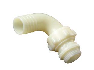 RACCORDO IN PA PORTAGOMMA CURVO A 3 PEZZI- - M 11/2 x ø mm.40 - 10 pezzi BUCCHI