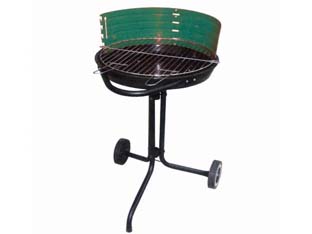 Image of BARBECUE TONDO CON RUOTE ARIZONA bracere ø cm.50 LAPILLO