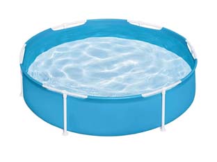 PISCINA FRAME TONDA CON TELAIO PORTANTE CM.152X38H. +2 ANNI  ÃE¸ cm.152x38h.  capacitÃE lt.580  (art.56283)    BESTWAY - 2