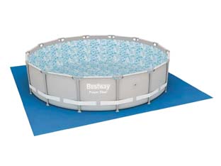 TAPPETO DI SOTTOFONDO QUADRO PER PISCINE STEEL FRAME  cm.488x488, Kg.1,55 (art.58003)    BESTWAY - 2