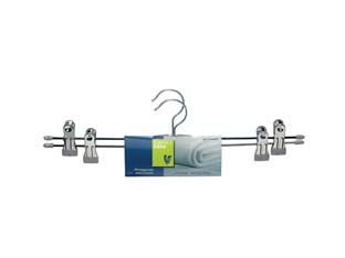 STAMPELLA PORTAGONNE CON CLIPS CUORE CASA- - set pz.2 - colore grigio - 4 pezzi COSATTO