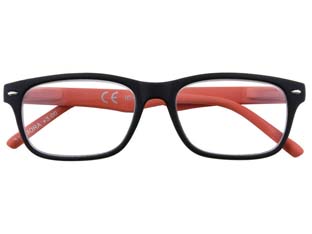 OCCHIALE LETTURA MONTATURA POLICARBONATO NERO/ROSSO B3  diottrie +2,0  31ZB3ORA200    ZIPPO - 2