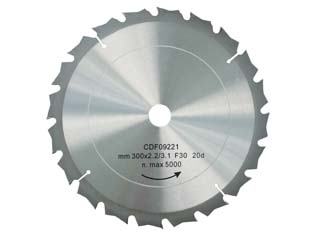 Image of DISCO LAMA CIRCOLARE WIDIA DENTATURA ALTERNATA ø mm.500 foro 30 denti 40 sp.mm.3,0 EXCEL