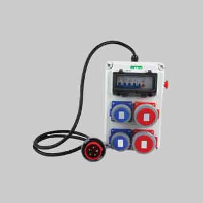 QUADRO DI DISTRIBUZIONE 220V/380V CON PULSANTE DI EMERGENZA IDEAL STAR cm 330X220X150 - IDEAL STAR