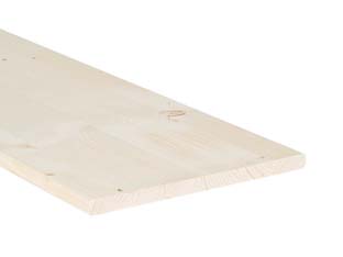TAVOLA LAMELLARE IN LEGNO DI ABETE SPESSORE MM.18 mm.18x600x2000 PIRCHER