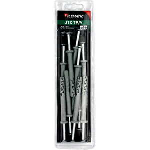 Image of ELEMATIC BLISTER TASSELLO JTX TP/V 8X75 C/VITE 10 PZ- 10,0 confezione