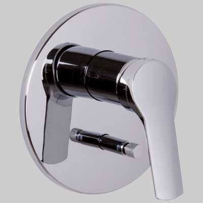 Image of MONOCOMANDO DOCCIA INCASSO CON DEVIATORE LEVA CHIUSA SERIE 4 Cromo FIMA FRATELLI FRATTINI