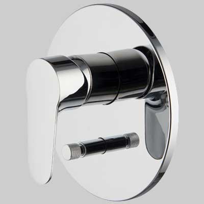 Image of MONOCOMANDO DOCCIA INCASSO CON DEVIATORE SERIE 22 Cromo FIMA FRATELLI FRATTINI