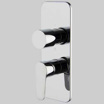 Image of MONOCOMANDO DOCCIA INCASSO CON DEVIATORE 23 USCITE SERIE 22 Cromo FIMA FRATELLI FRATTINI