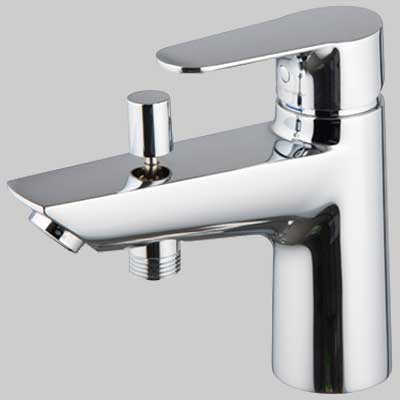 Image of MONOCOMANDO VASCA MONOFORO CON DEVIATORE SERIE 22 Cromo FIMA FRATELLI FRATTINI