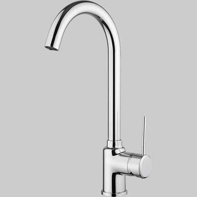 MONOCOMANDO LAVELLO CUCINA M4 CANNA ALTA GIREVOLE Cromo MAMOLI