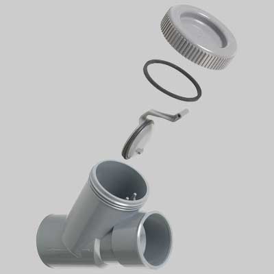 Image of VALVOLA ANTIRIFLUSSO A 45 ° FF EE ? 40 NICOLL