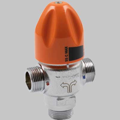 VALVOLA DEVIATRICE TERMOSTATICA M PER SOLARE 3/4 TIEMME