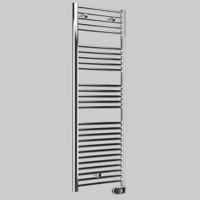 Image of TERMOARrossoO SCALDASALVIETTE ELETTRICO CORTINA EVO CROMATO H. 920 L 480 LAZZARINI