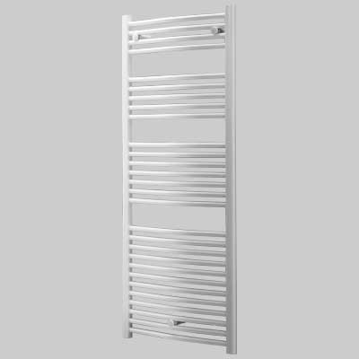 Image of TERMOARrossoO SCALDA SALVIETTE MOD. SAN REMO BIANCO CURVO H 1703 L 550 LAZZARINI