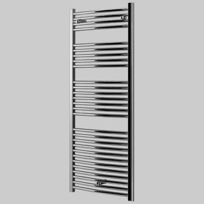 Image of TERMOARrossoO SCALDA SALVIETTE MOD. SAN REMO CROMATO CURVO H 1703 L 450 LAZZARINI