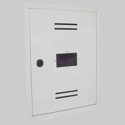 SPORTELLO PER CONTATORE GAS PREVERNICIATO BIANCO  450 x 350 x 20     MADE IN ITALY - 2