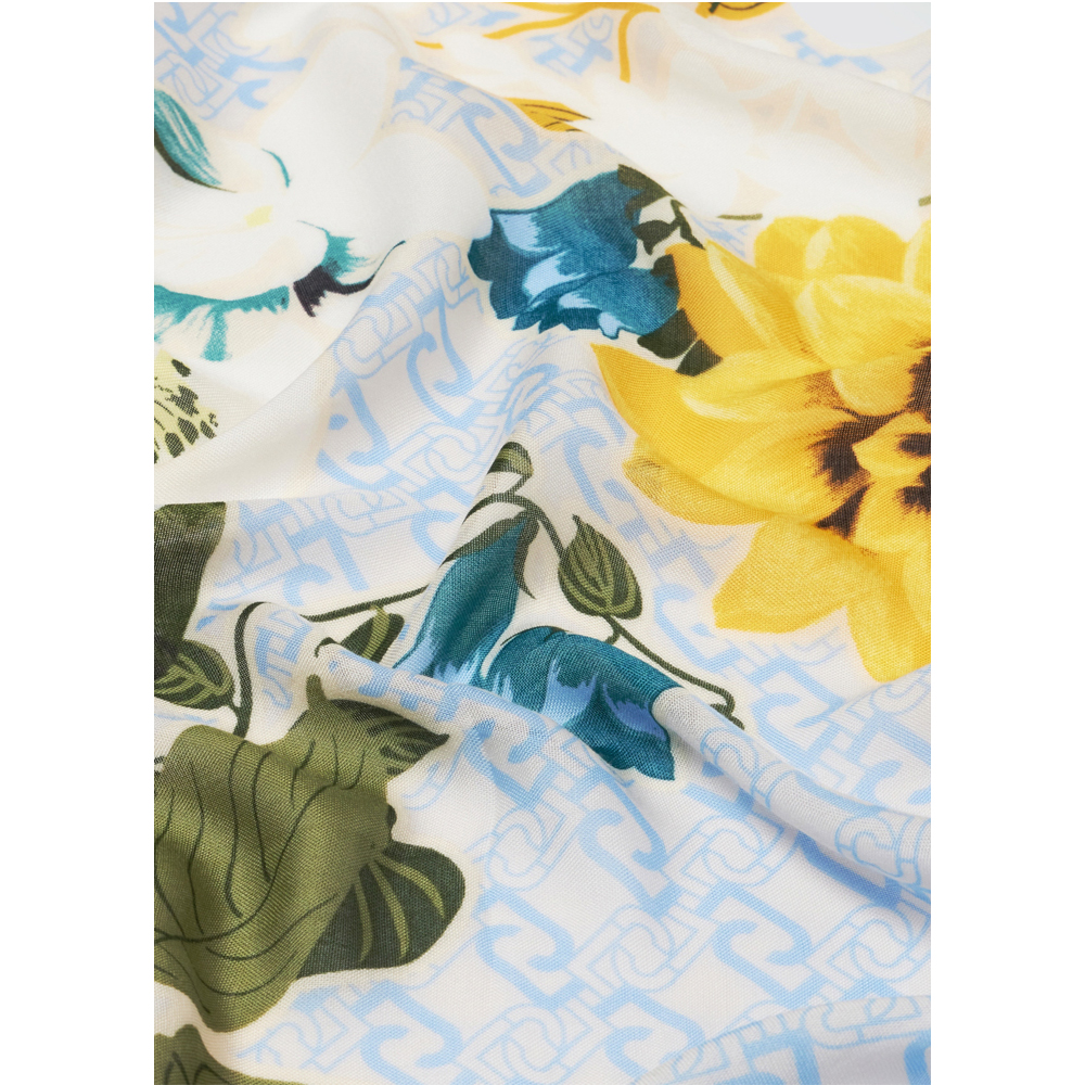 Liu Jo Flower Sciarpa 2A5047 T0300 Cielo