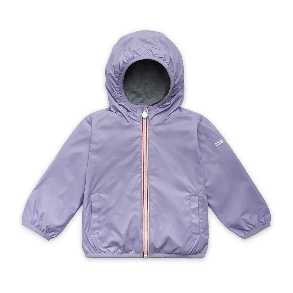 Giubbino impermeabile antivento Carrera con cappuccio colore Lavender