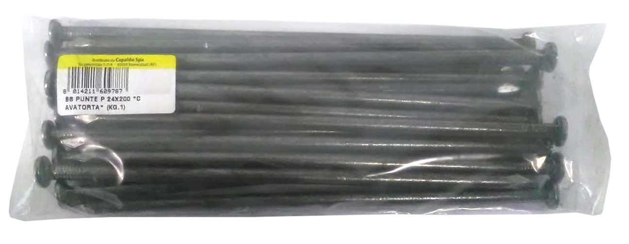 BS CHIODI TESTA PIANA 21X120 CAVATORTA 1 KG- 5,0 bs - 2