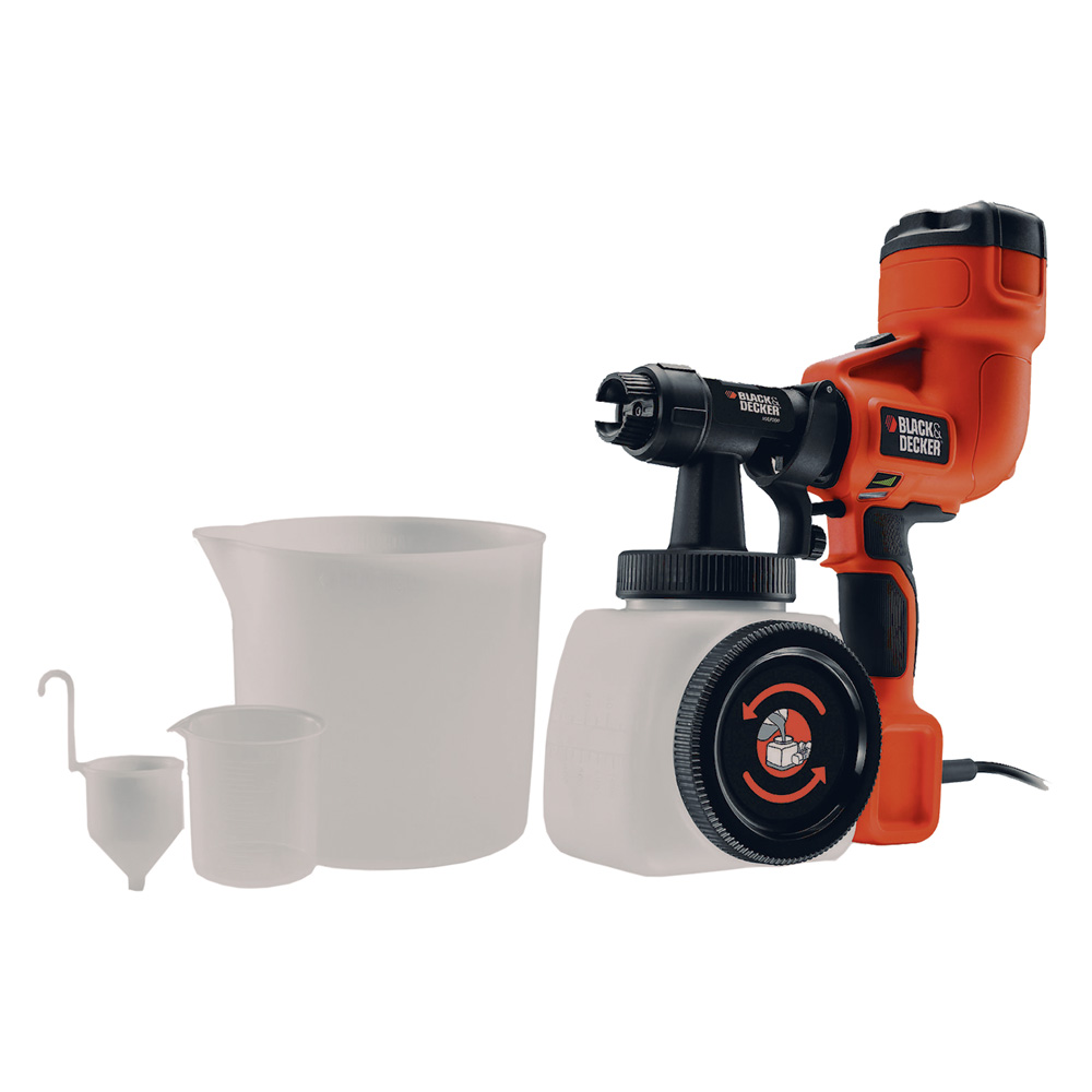 PISTOLA PER VERNICIATURA A SPRUZZO 'HVLP200C-IT' 400 W - barattolo 1200 ml  - BLACK DECKER - 2