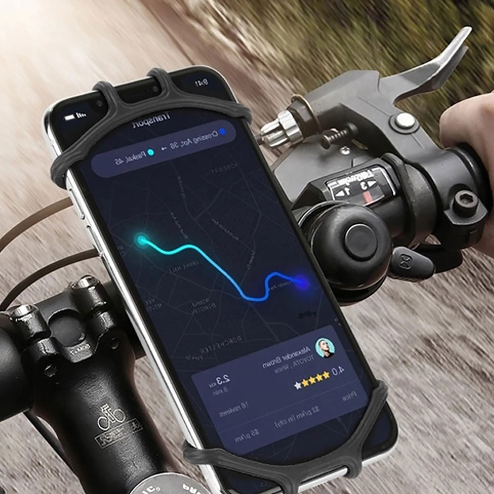 SUPPORTO SMARTPHONE PER BICI E MOTO rotazione 360 °- 12 pezzi - LOSTECH