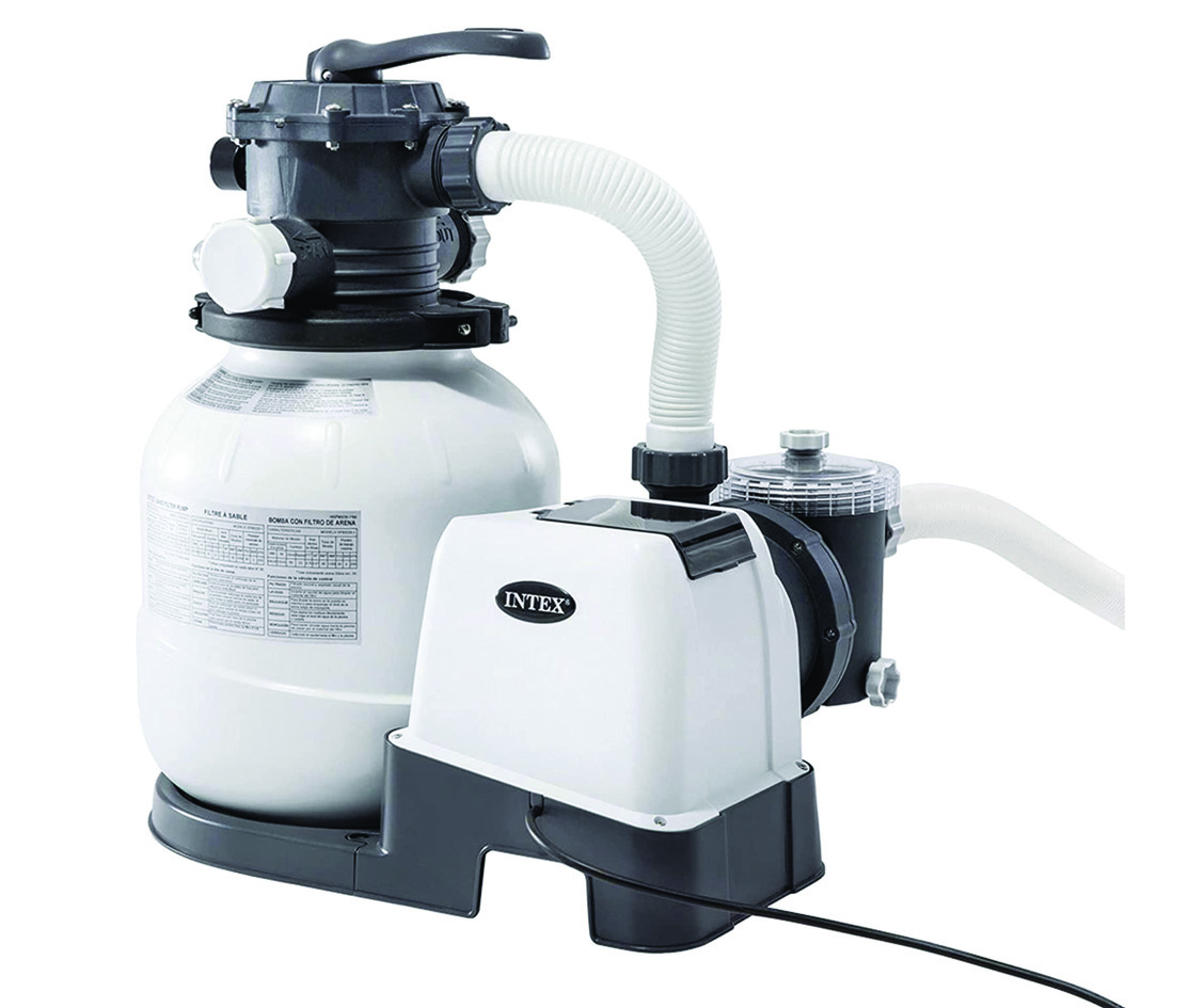 POMPA CON FILTRO A SABBIA PER PISCINE FINO A 45.420 LITRI  peso kg.18,10 (26646)    INTEX - 4