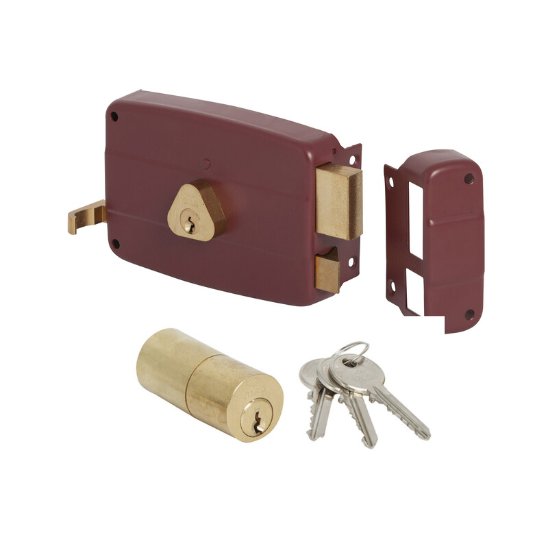 Image of CISA 50121 70 MM SX SERRATURA APPL. LEGNO CIL. FISSO- 1,0 pz