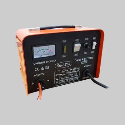 CARICABATTERIA 'CAR 20' Tensione 12/24 V - CARDINALE