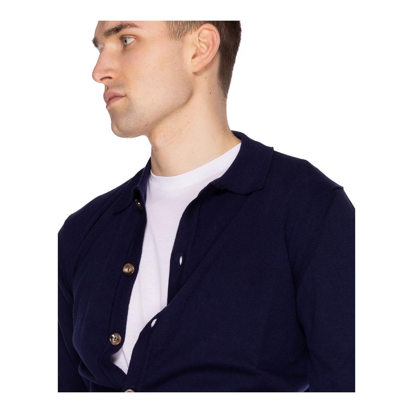 POLO APERTA MANICA LUNGA blu-copiativo