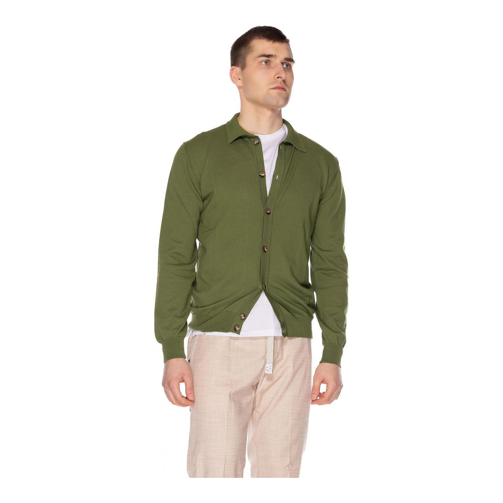 POLO APERTA MANICA LUNGA green-army