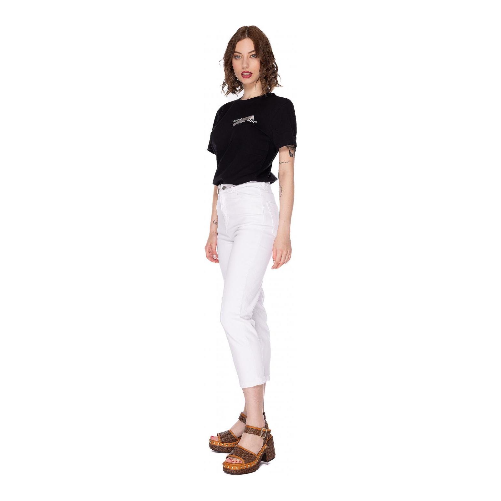 T-SHIRT STAMPA FLOCK black