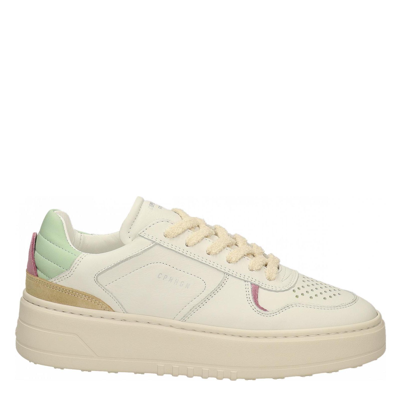 LEATHER MIX white-mint